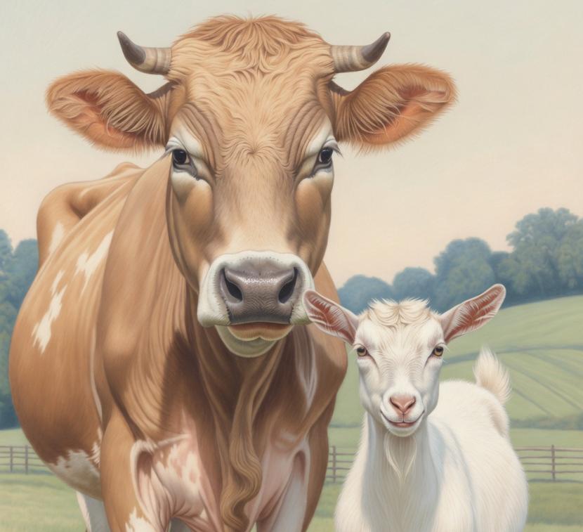 House Cow and Goat
